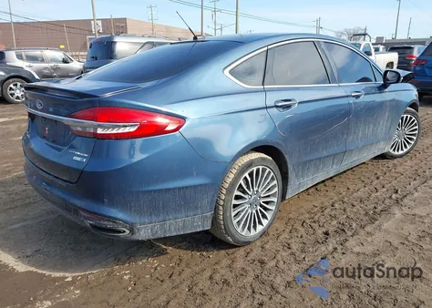 2018 Ford Fusion Titanium из США, поврежденный, VIN 3FA6P0D94JR187880